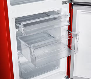 Frigorífico Combinado HKGK14349BR |Vermelho - HANSEATIC