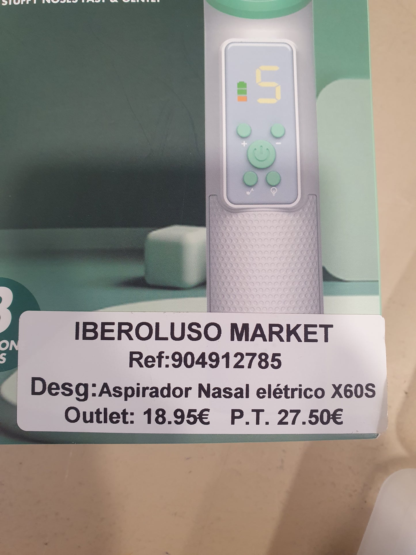 Aspirador Nasal elétrico X60S- YSWOVUO