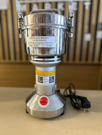 Moinho de cereais elétrico 500 g de aço inoxidável|2500 W| 36000 RPM| hc-500 - GRINDER