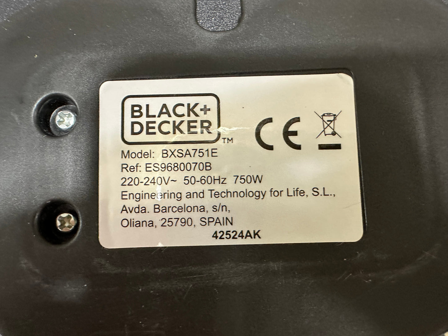 Sanduicheira BXSA-751-E| Inox| 750w -Black Decker