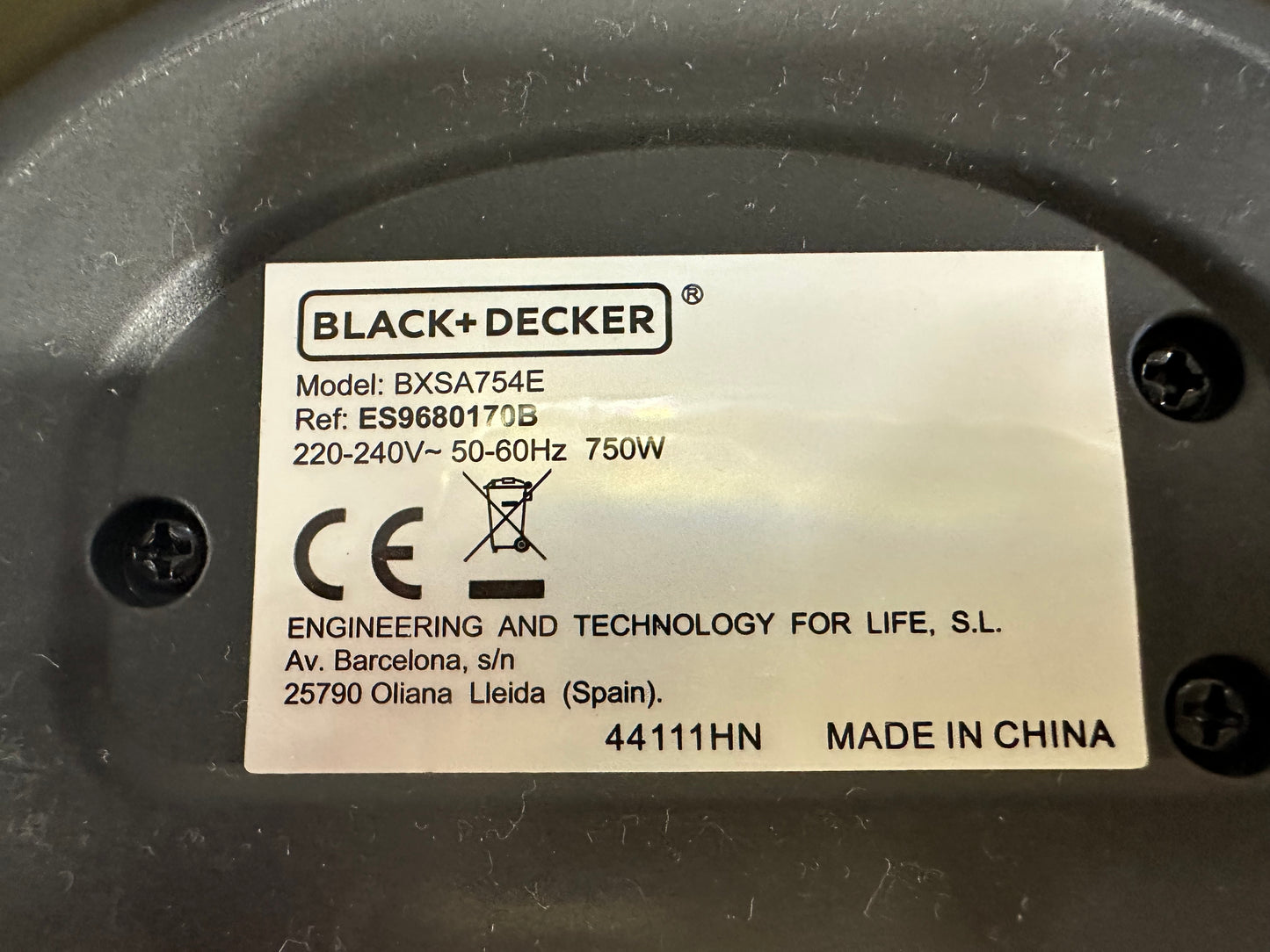 Sanduicheira BXSA-754-E| Inox| 750w -Black Decker