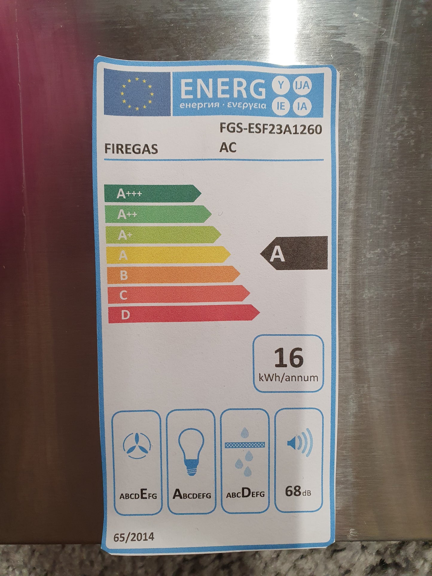 Exaustor FGS-ESF23A1260AC - FIREGAS