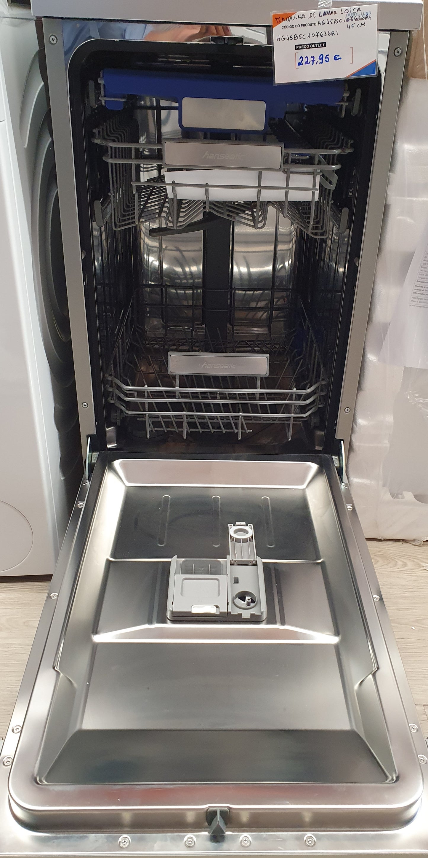 Máquina de Lavar loiça HG4585C107636RI 45cm Inox - Hanseatic