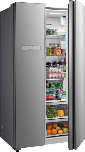 Frigorífico Americano HSBS17590AI |592 litros|No Frost |91 x 179,3 x 69,8 cm (L/A/P) |Inox - HANSEATIC