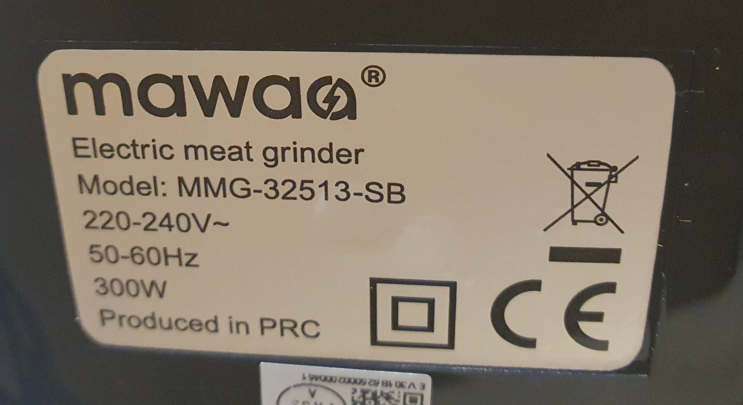 Moedor de carne MMG-32513-SB/300W – MAWAA