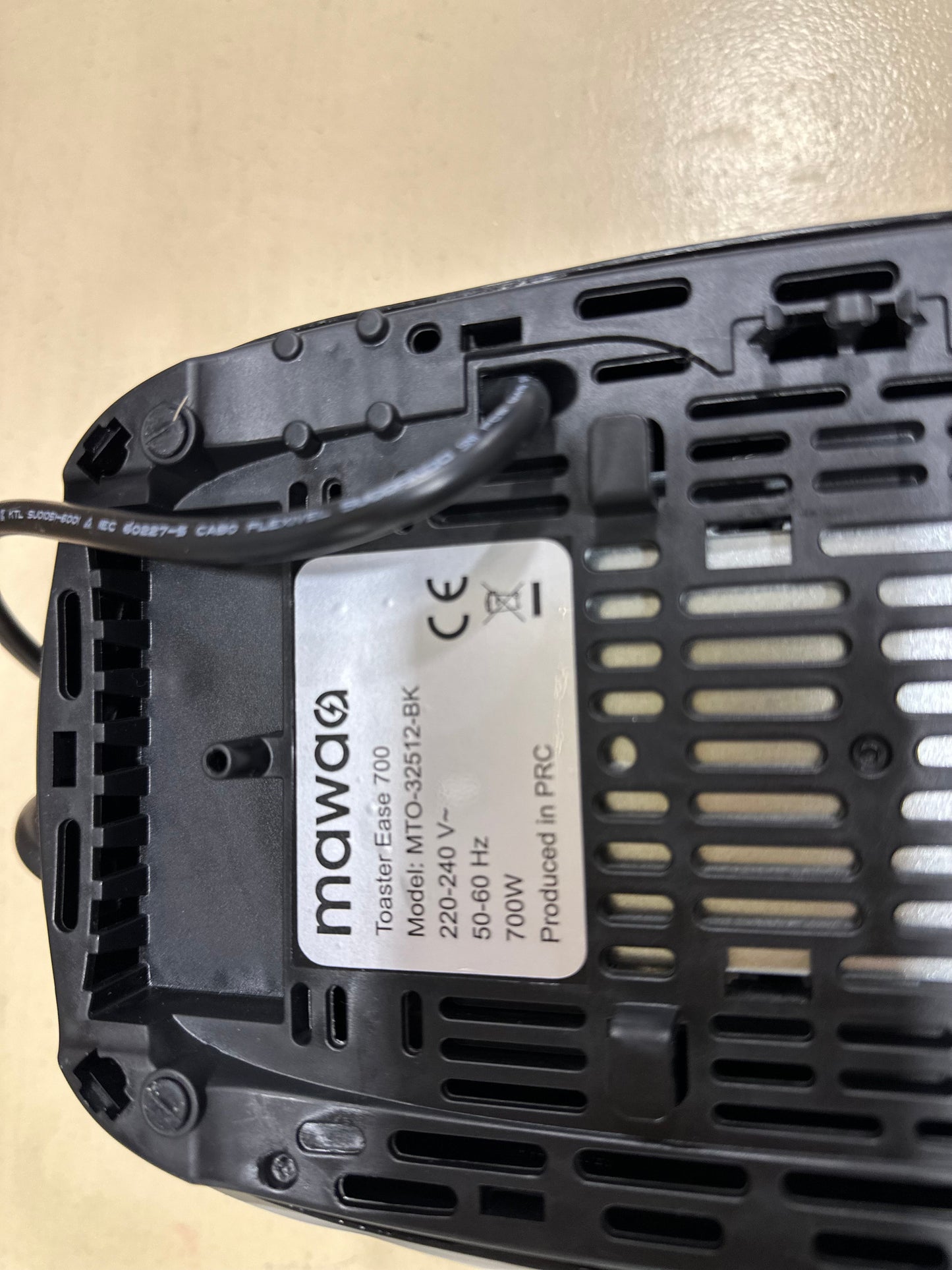 Torradeira MTO32512-BK/700W - MAWAA