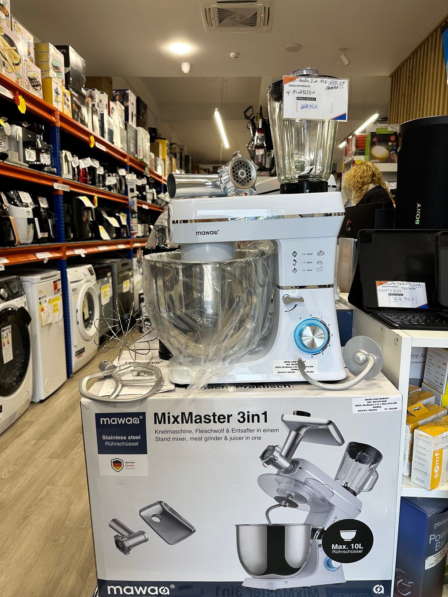 MixMaster 3 in 1 MX2-2415-SW /1400W- MAWAA
