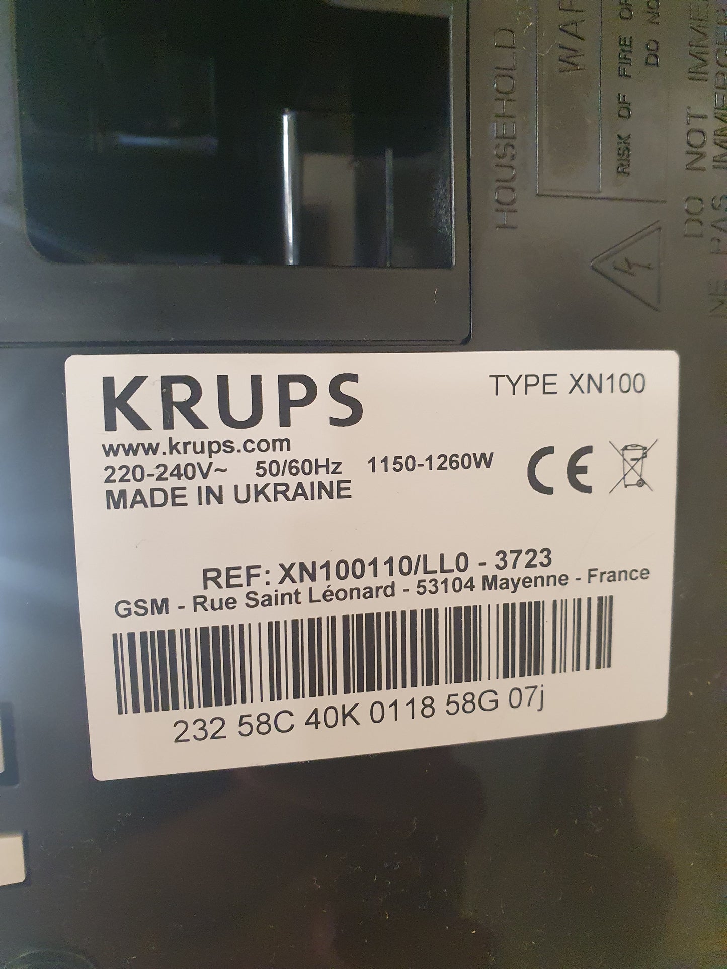 Máquina de Café - Nespresso Inissia XN1001 - Krups