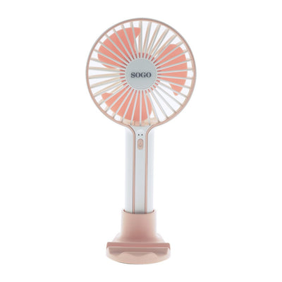 # Mini Ventoinha de Mesa Portátil c/suporte p/telemóvel VEN-SS-21420P|USB -Sogo
