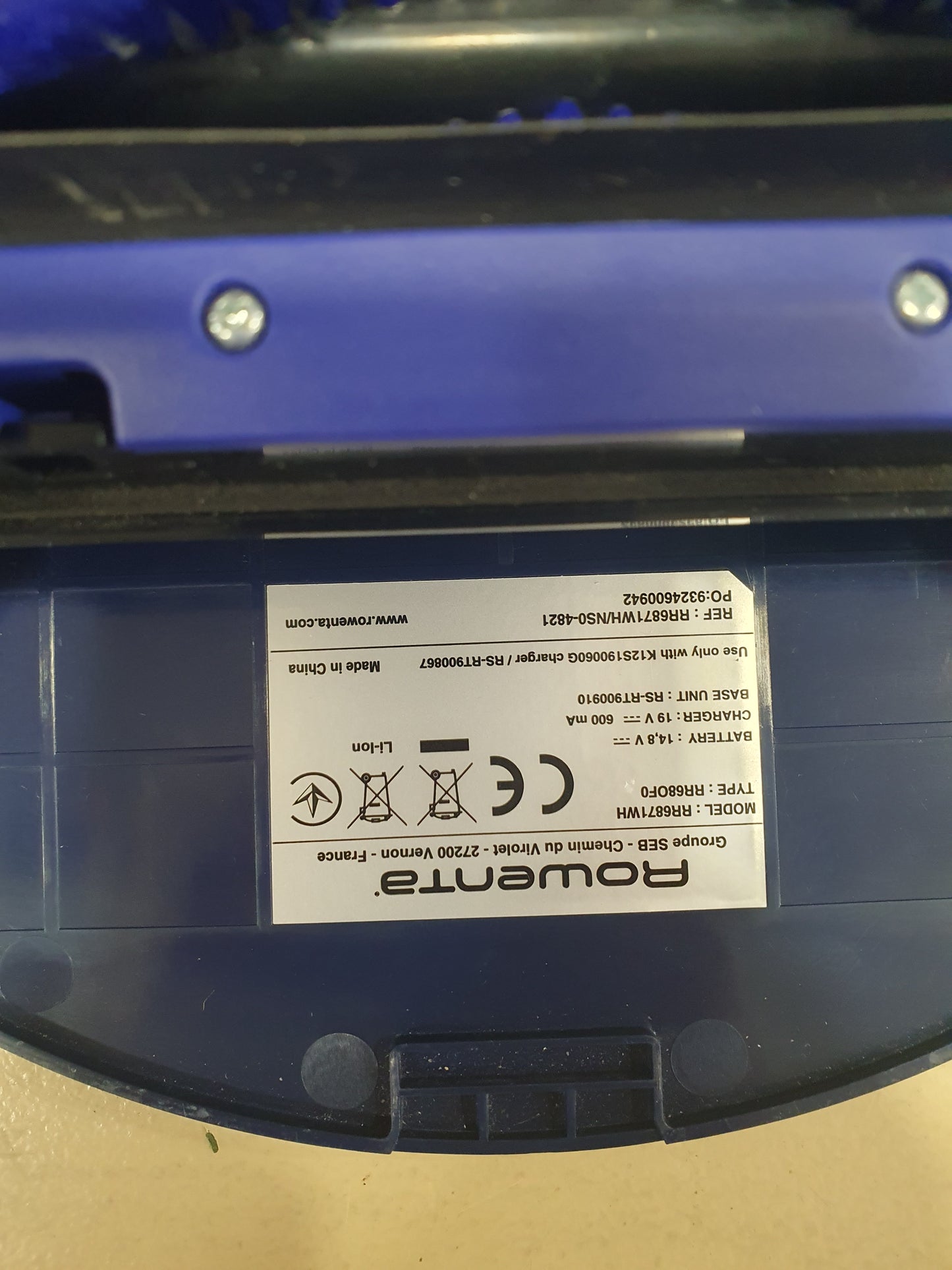 Aspirador Robot X-PLORER Serie 20 Aqua - Rowenta