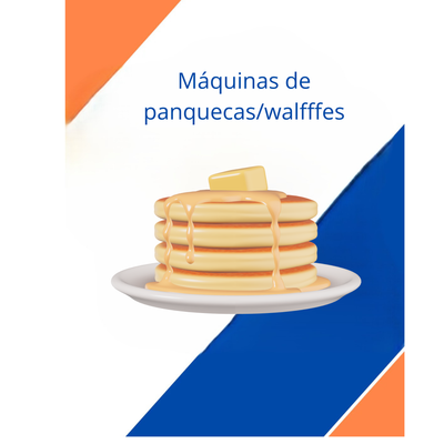 Máquinas panquecas/walffes