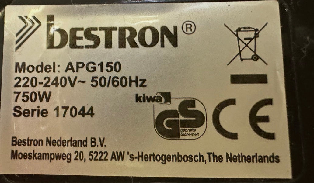 Grelhador Elétrico  APG150 | 750W - Bestron