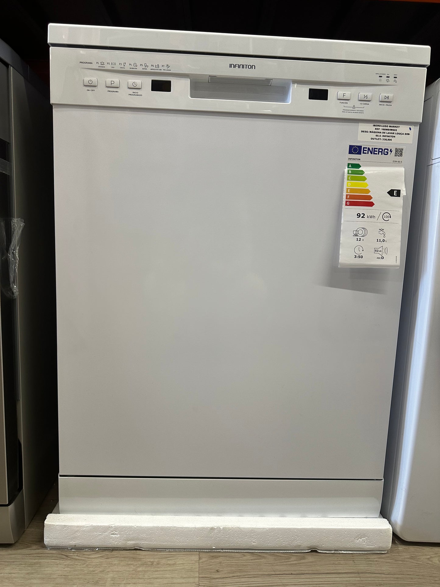 #MÁQUINA DE LAVAR LOUÇA DIW-60.5- INFINITON