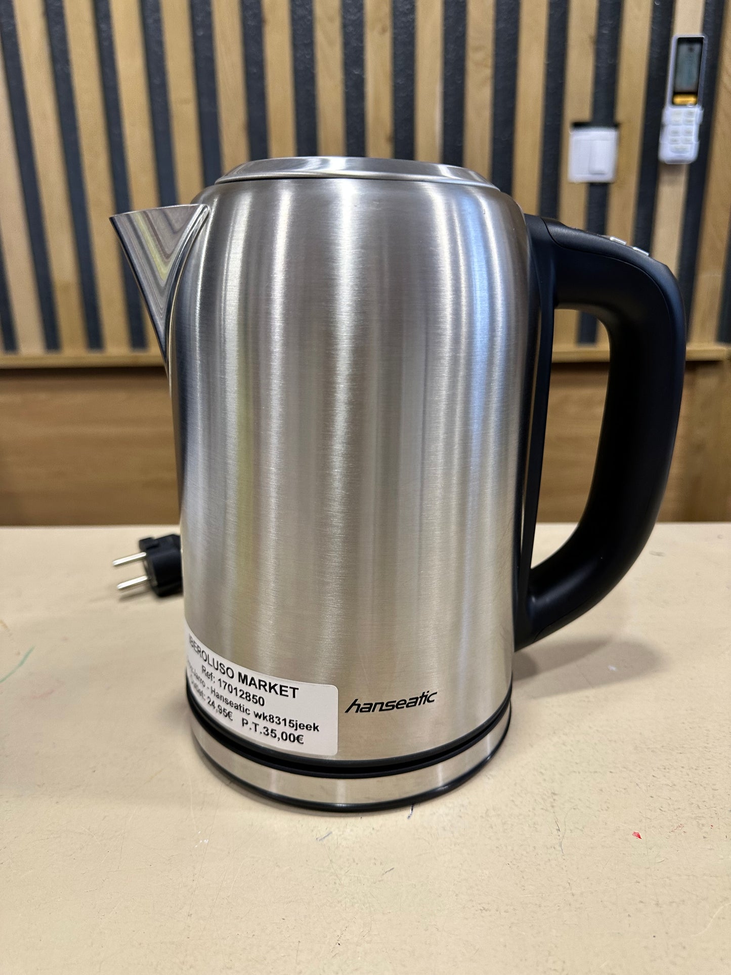 Jarro de Elétrico de aço inoxidável | WK8315JEEK|2200W -Hanseatic