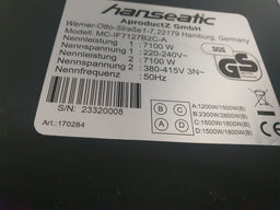 Placa de Indução MC-IF7127B2C-A - Hanseatic