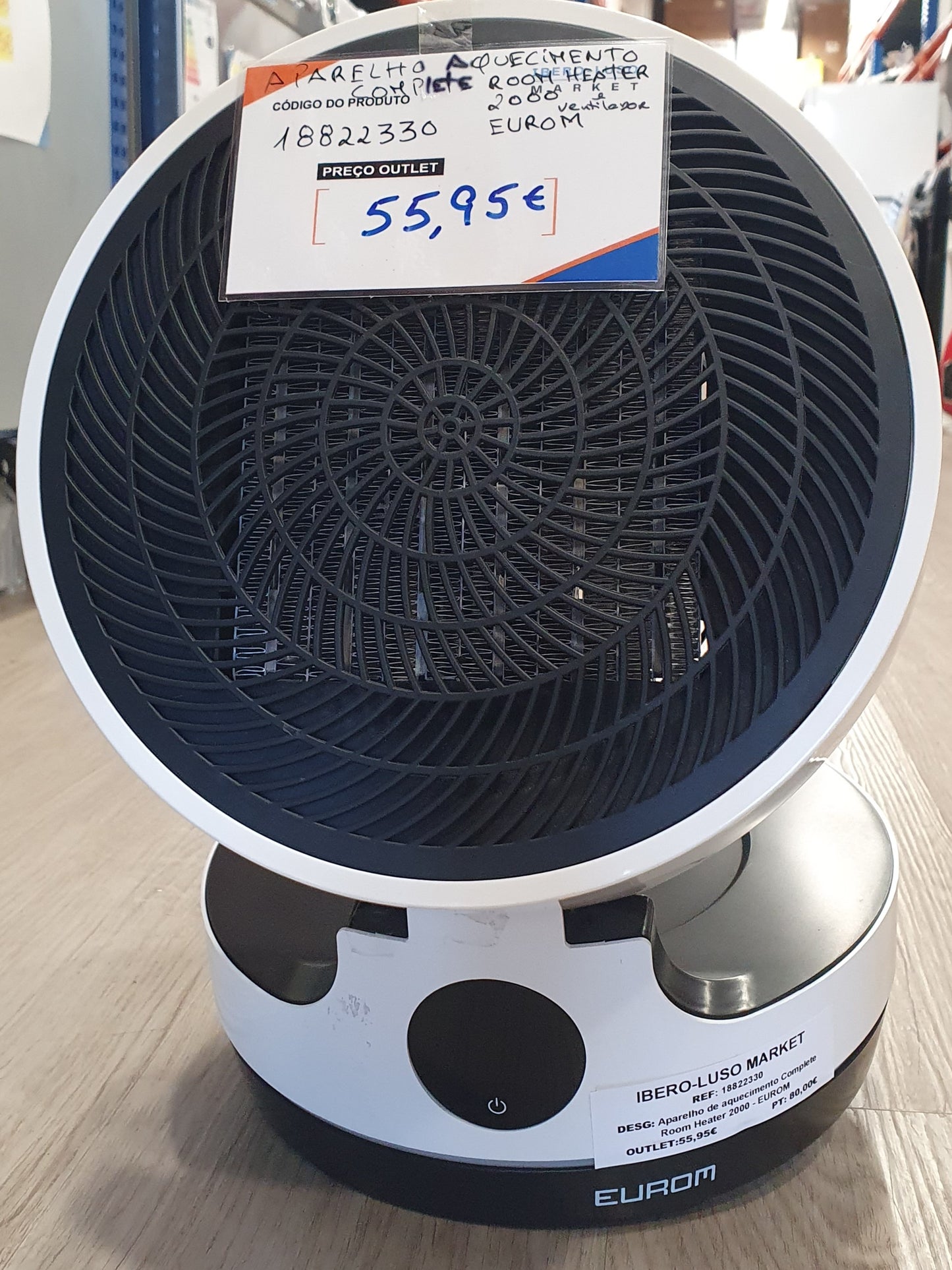 Aparelho de aquecimento/ventilador Complete Room Heater 2000 - EUROM