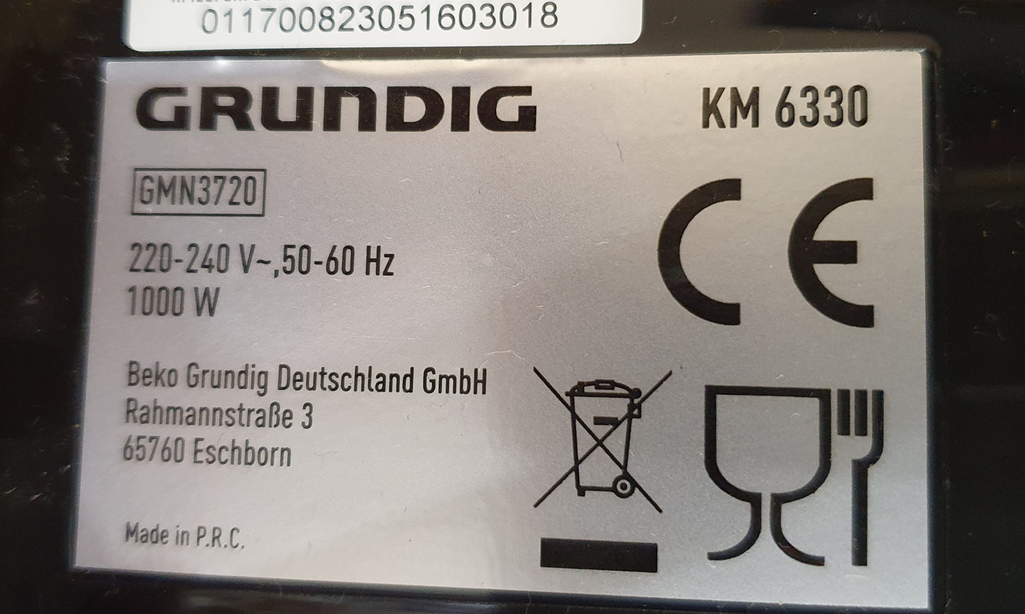 Máquina de Café KM 6330 |1000W - Grundig