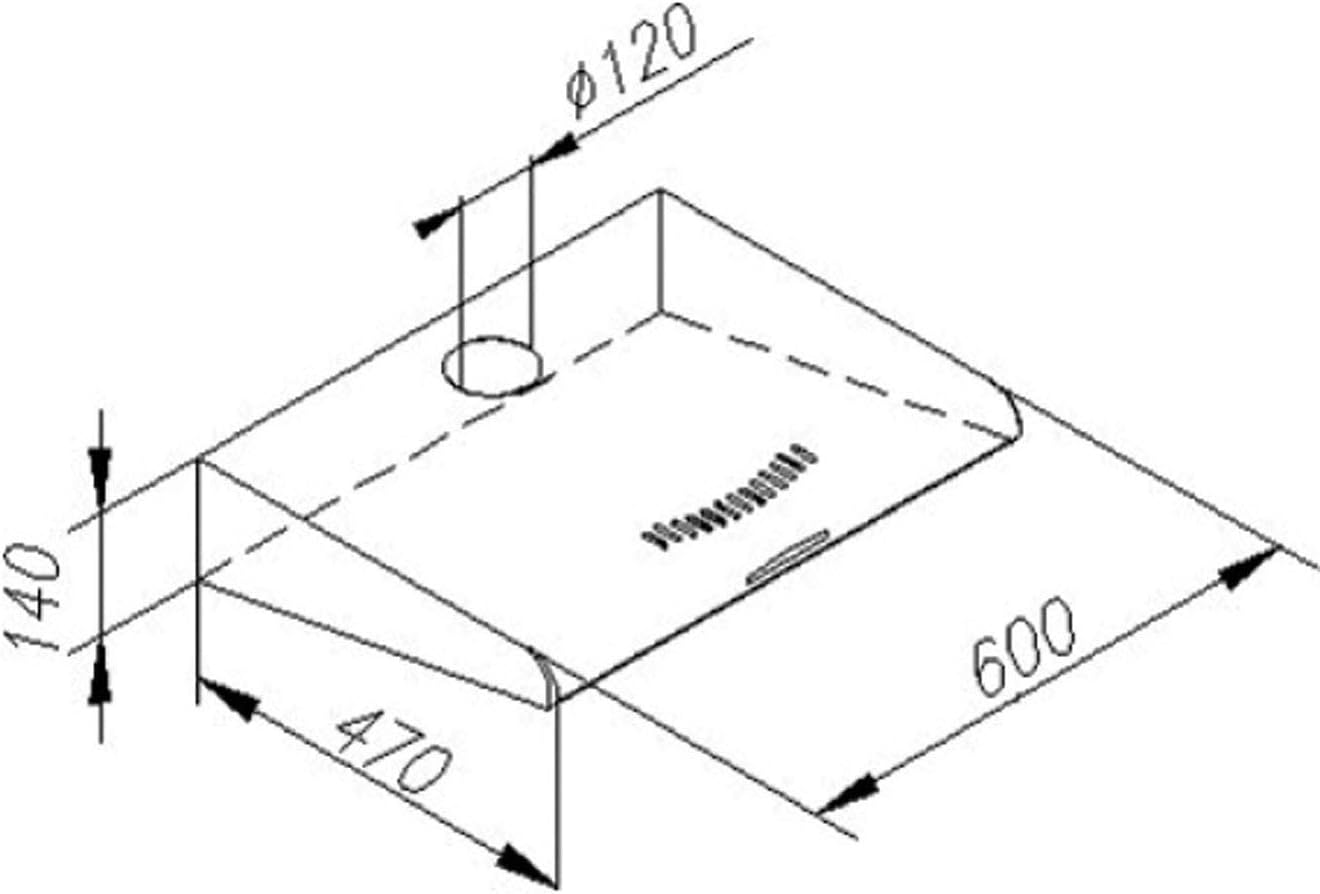 Exaustor UH171093S - Amica