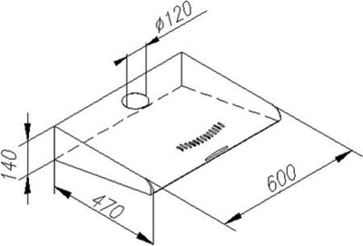 Exaustor UH171093S - Amica