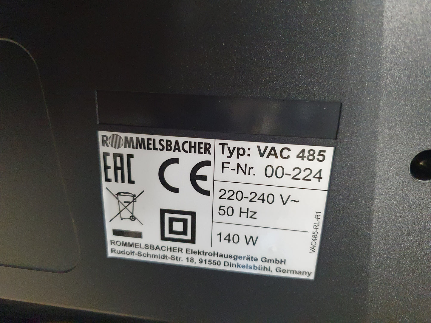 Seladora a vácuo/ 140W-ROMMELSBACHER