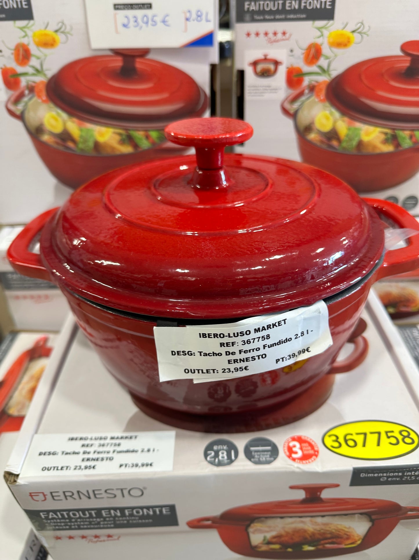 Tacho De Ferro Fundido 2.8 l - ERNESTO