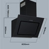 Exaustor SY-103A6S-P1-C59-L122-600/ Preto - HANSEATIC