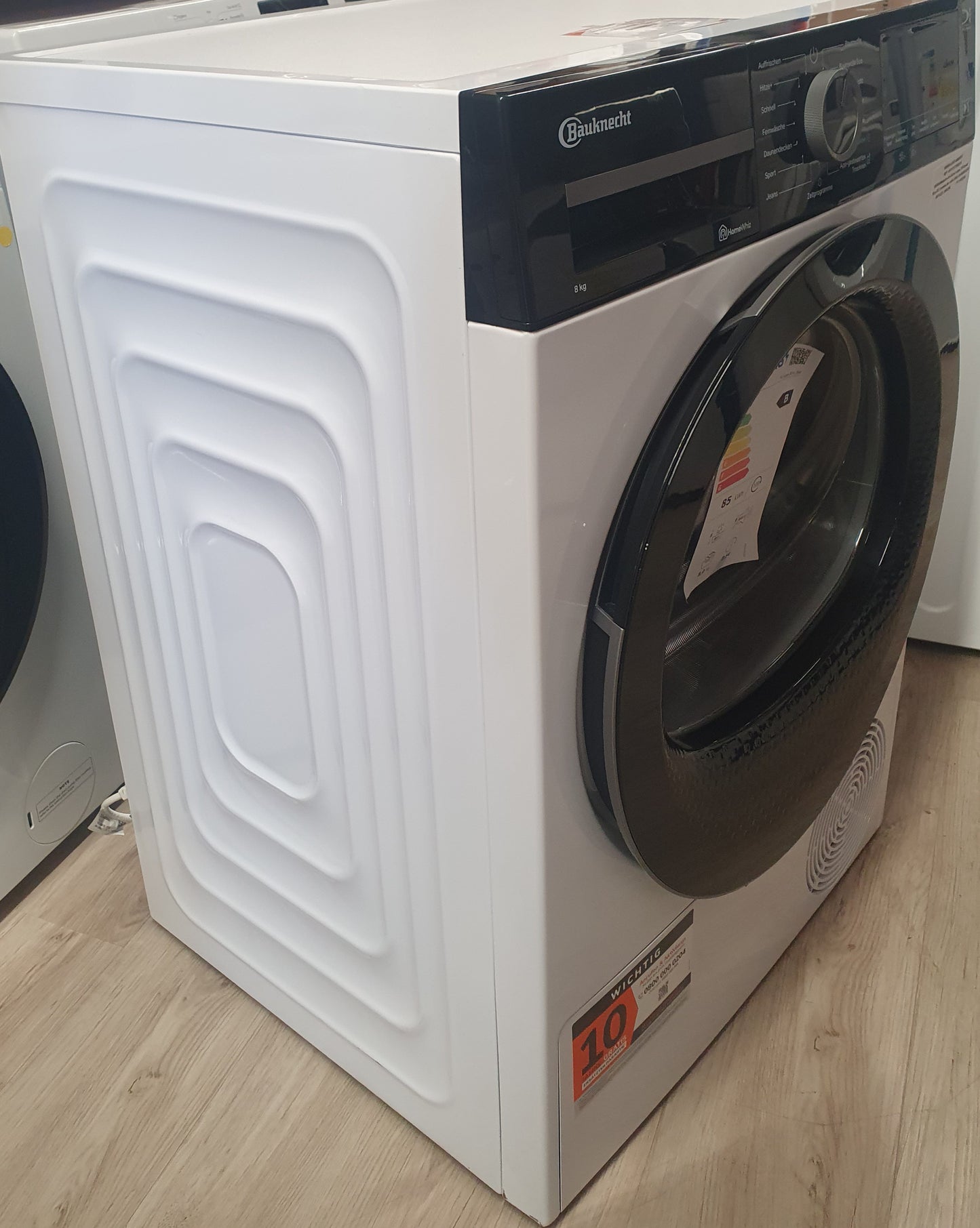 Máquina de Secar roupa TR Super Eco 8C | bomba de calor |8Kg -BAUKNECHT