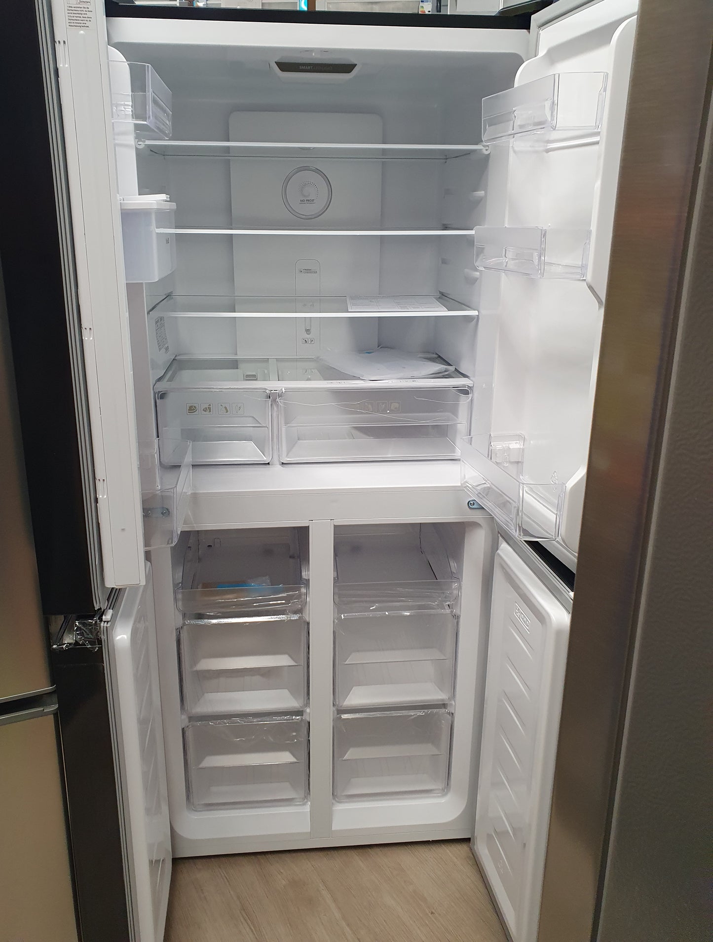 Frigorífico Americano  HCDB18080DWDBI |Inox| 4 Portas |c/agua  -HANSEATIC