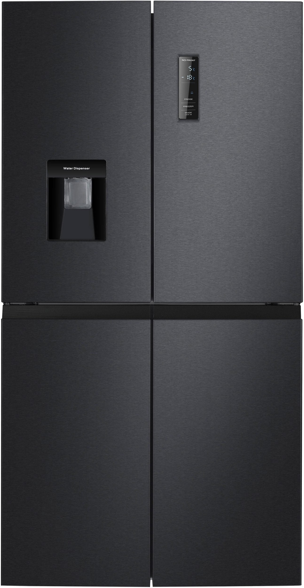 Frigorífico Americano  HCDB18080DWDBI |Inox| 4 Portas |c/agua  -HANSEATIC
