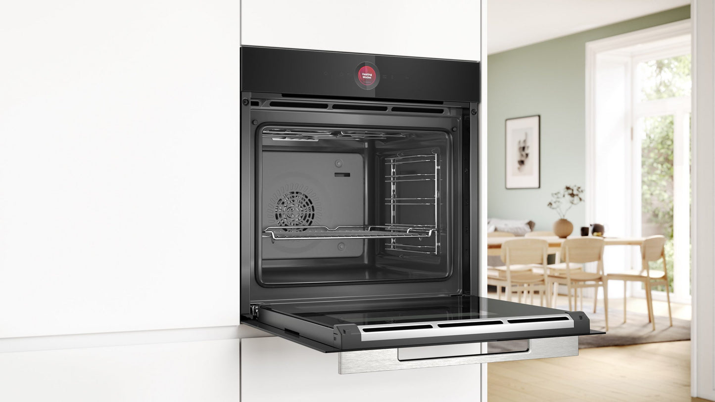 Forno HBG7341B1 Serie 8 |Ar quente 3D|Função AirFry |71 L |- BOSCH