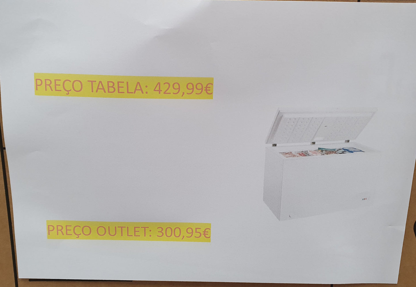 Arca horizontal HGT128C |300 l |Branca |- HANSEÁTIC