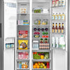 Frigorífico Americano HSBS17590CWEI|Inox|c/agua e gelo  - HANSEATIC