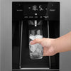 Frigorífico Americano HSBS17590CWEI|Inox|c/agua e gelo  - HANSEATIC