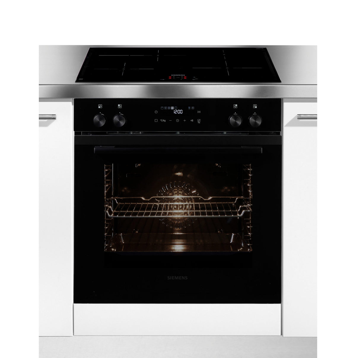 Conjunto  de forno + placa PQ212IAAB (EI631CFB1E + HE271ABB4) - SIEMENS