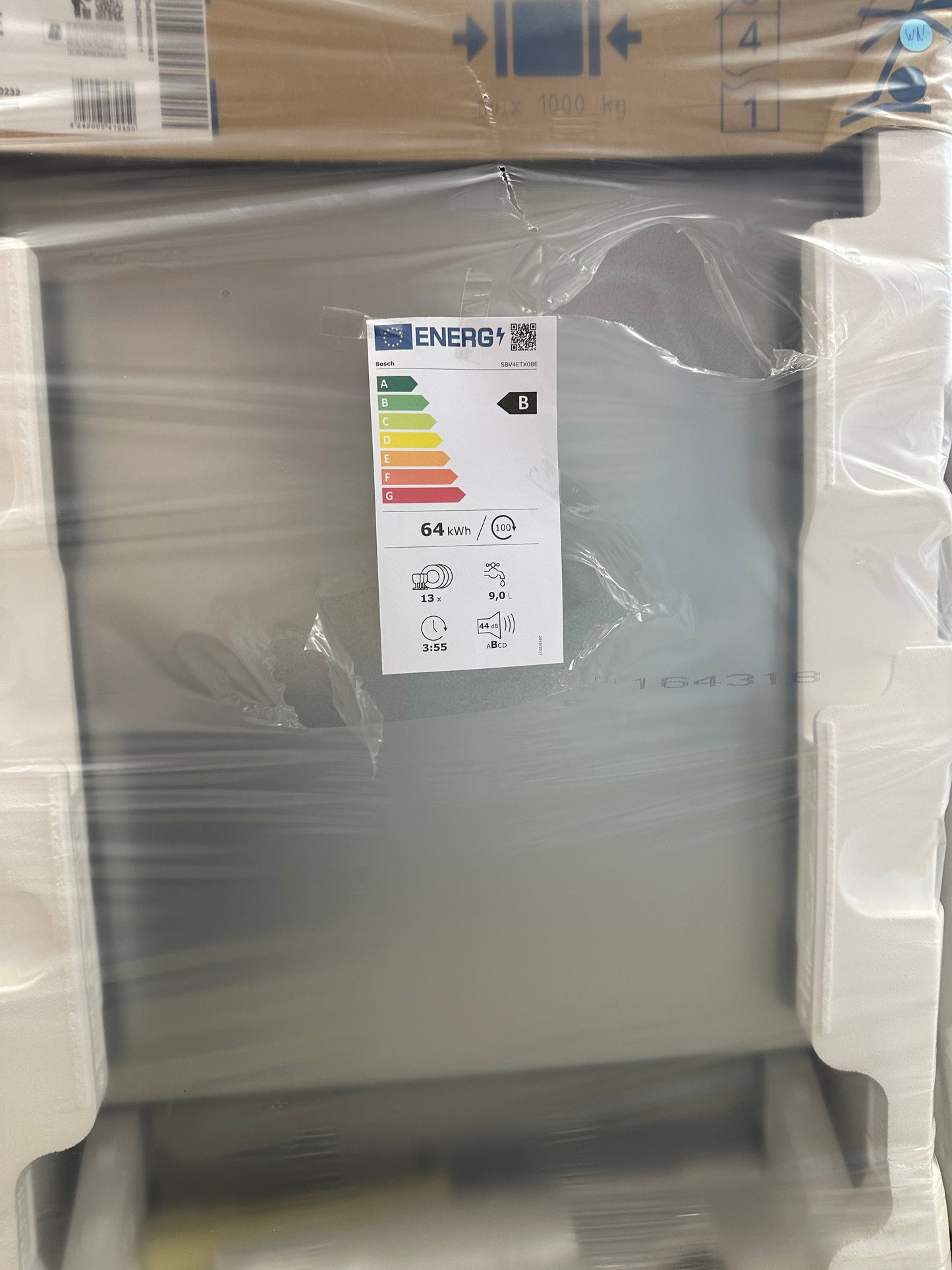 Máquina de lavar loiça encastre SBV4ETX08E- BOSCH
