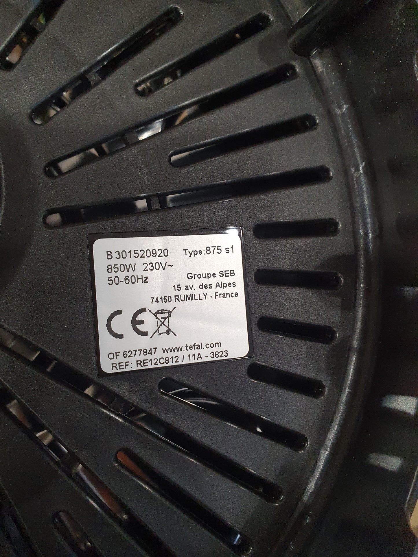 Raclette RE12C8 - TEFAL