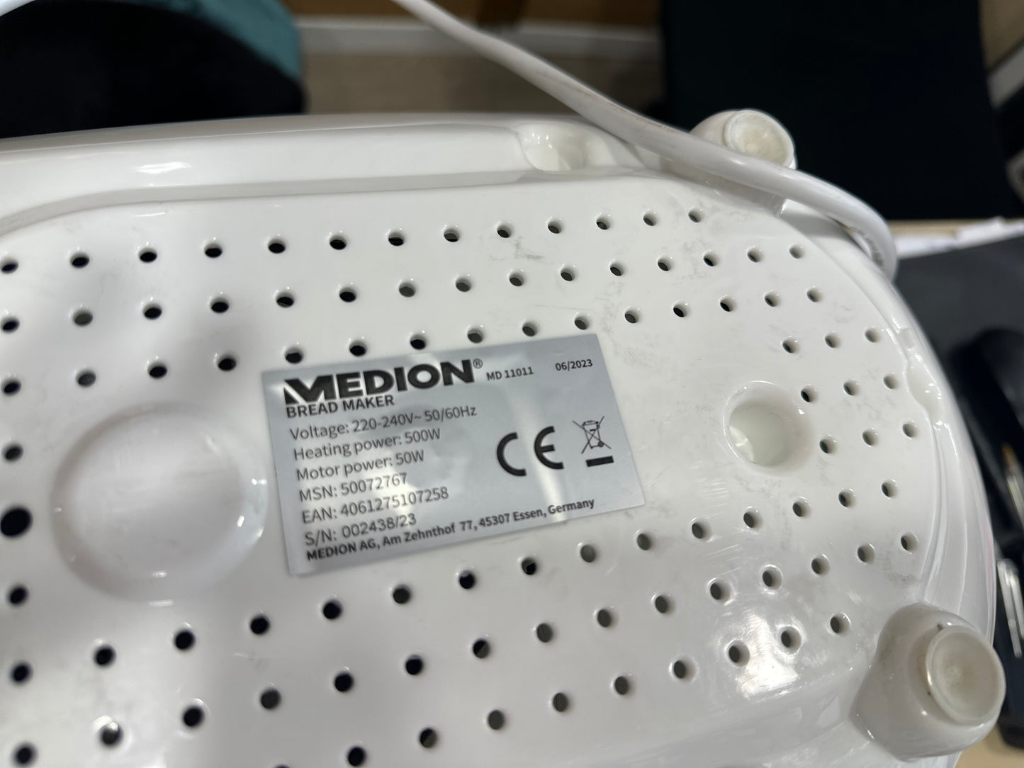 Máquina de Fazer Pão MD 11011 - Medion