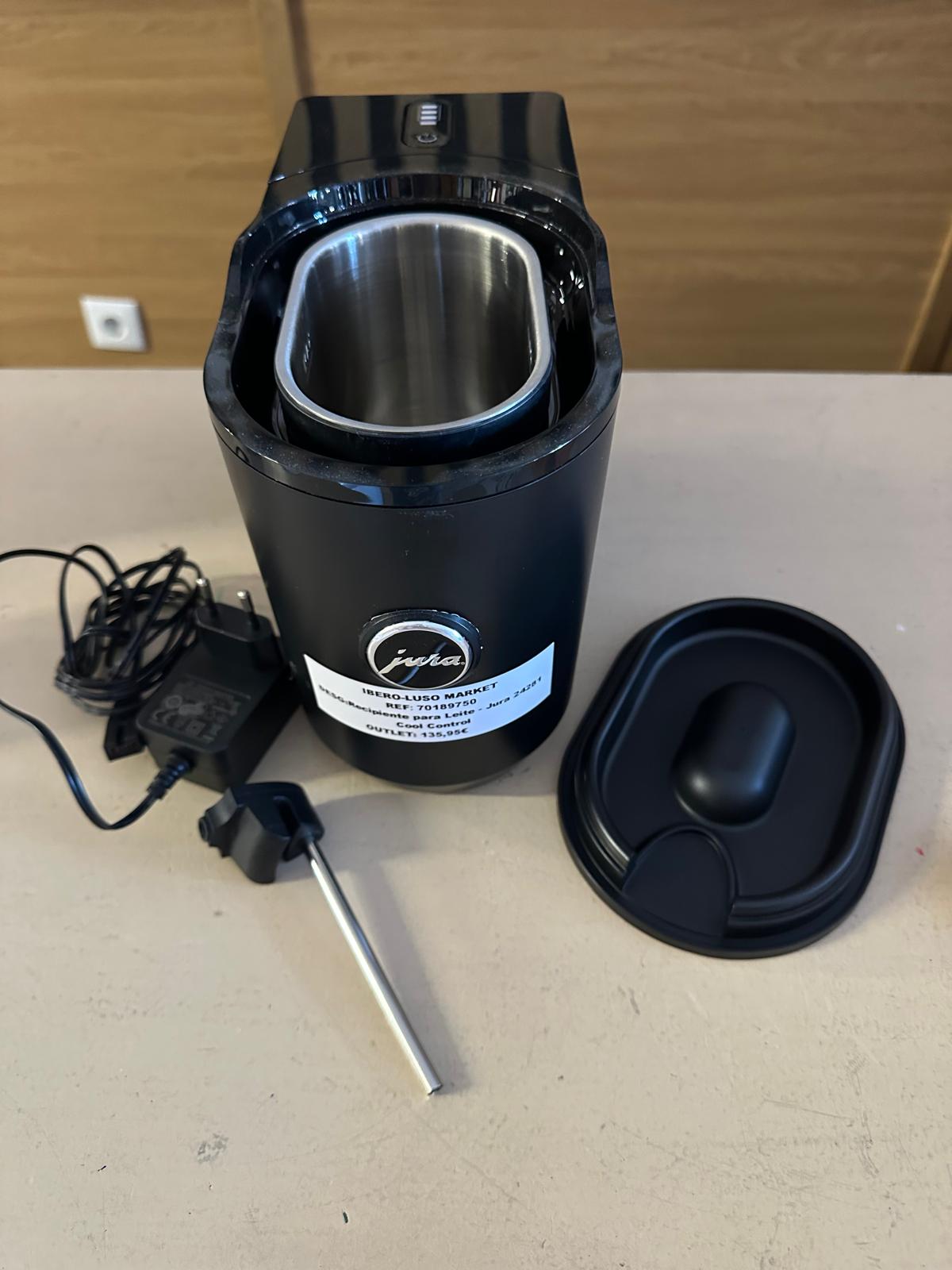 Arrefecedor de leite Cool Control Preto |0,6L- Jura