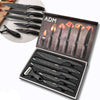 #Conjunto de Facas de Cozinha de 6 Peças c/Revestimento Cerâmico | Aço Inoxidável- ADM