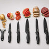 #Conjunto de Facas de Cozinha de 6 Peças c/Revestimento Cerâmico | Aço Inoxidável- ADM