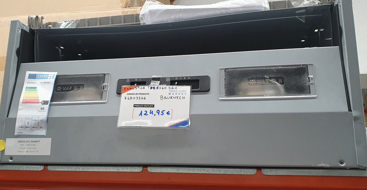 Exaustor DE 5360 SG/1 - Bauknech