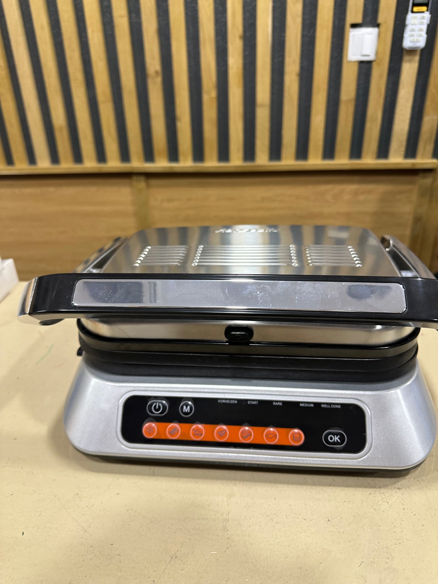 Grelhador elétrico GC5005I-GS|2100W-HANSEATIC