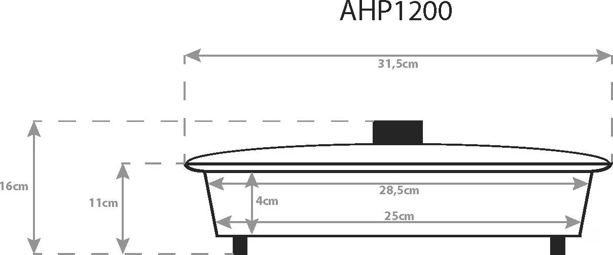 Panela Paelheira AHP1200 |1500W - Bestron