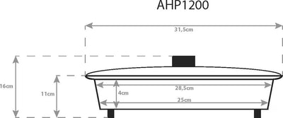 Panela Paelheira AHP1200 |1500W - Bestron