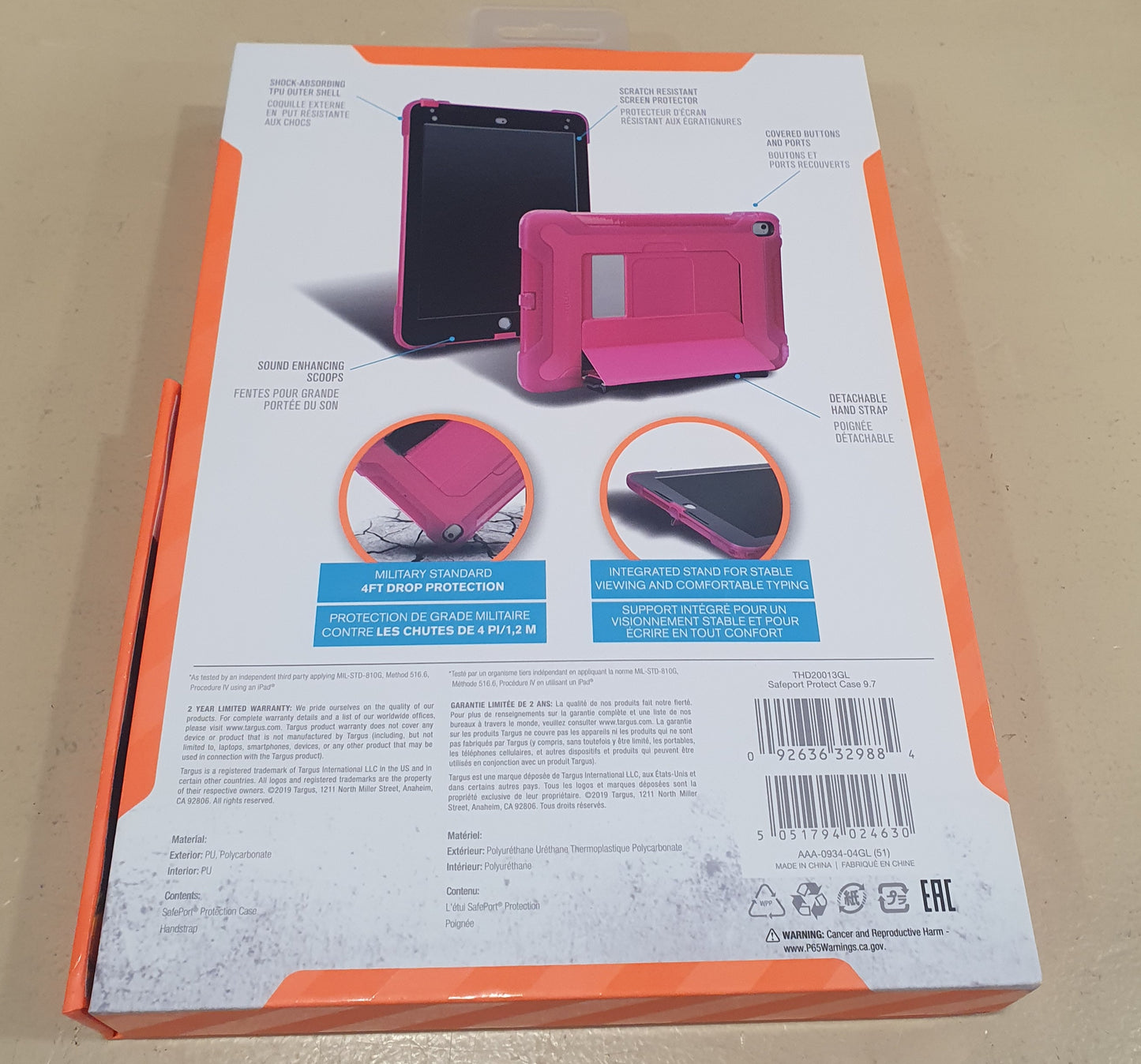 CAPA DE TABLETE  THD20013GL/Rosa -TARGUS