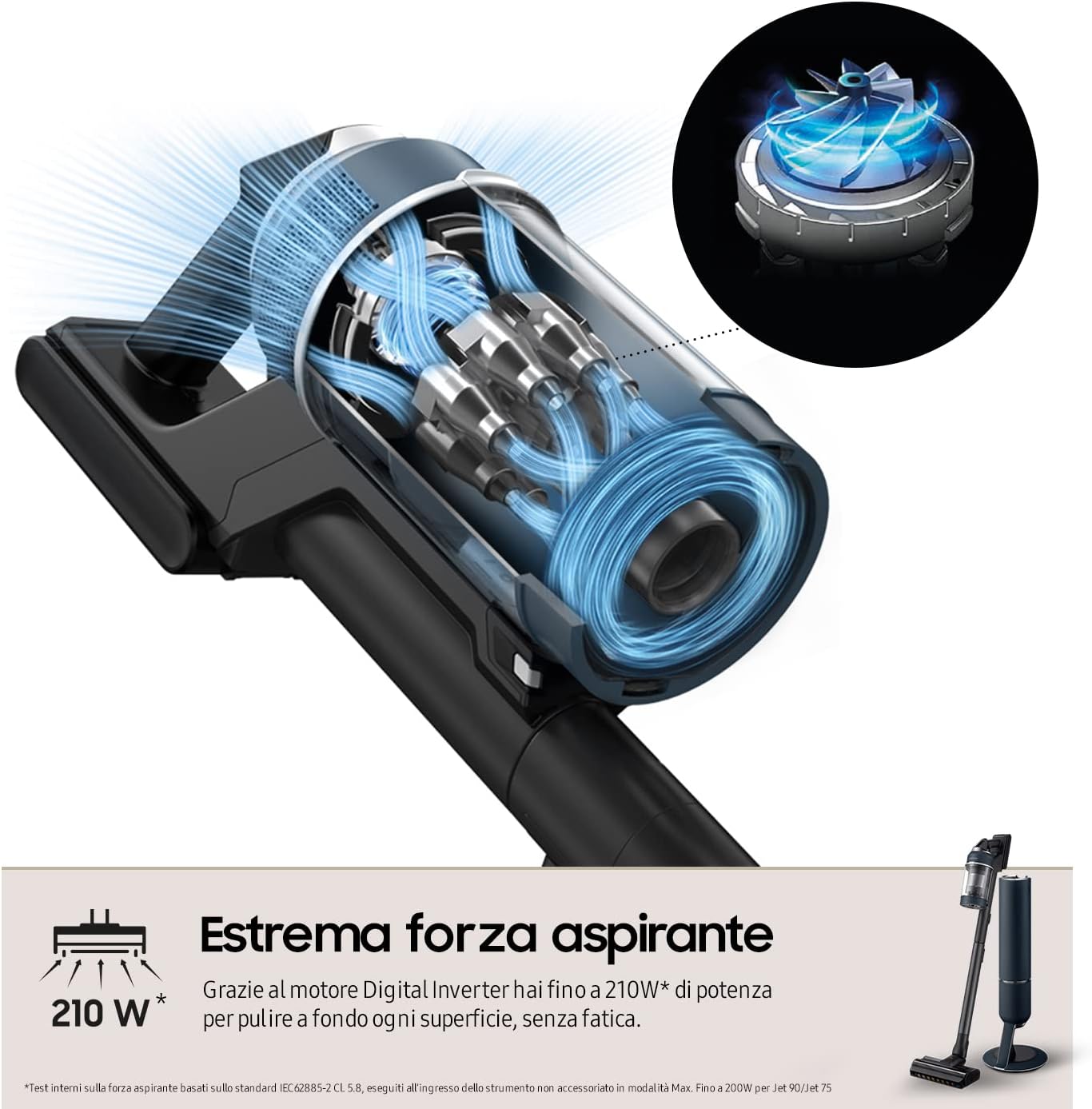 Aspirador sem fios VS20A95973B/WA - Samsung