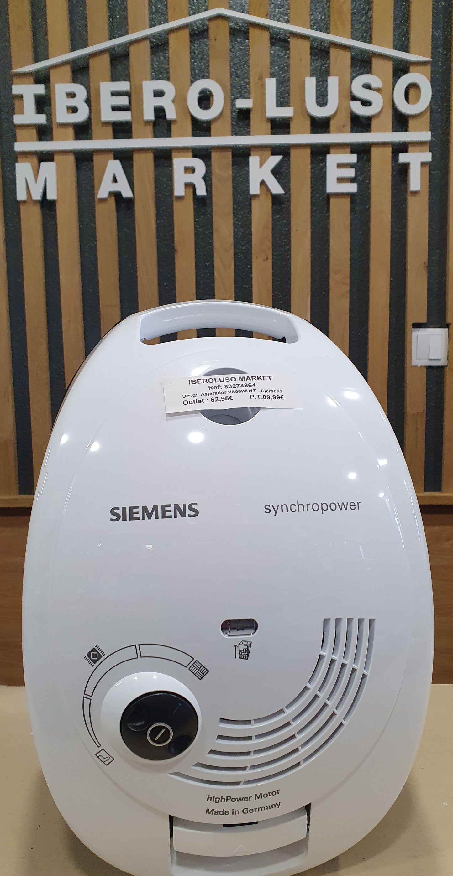 Aspirador VS06WH1T - Siemens