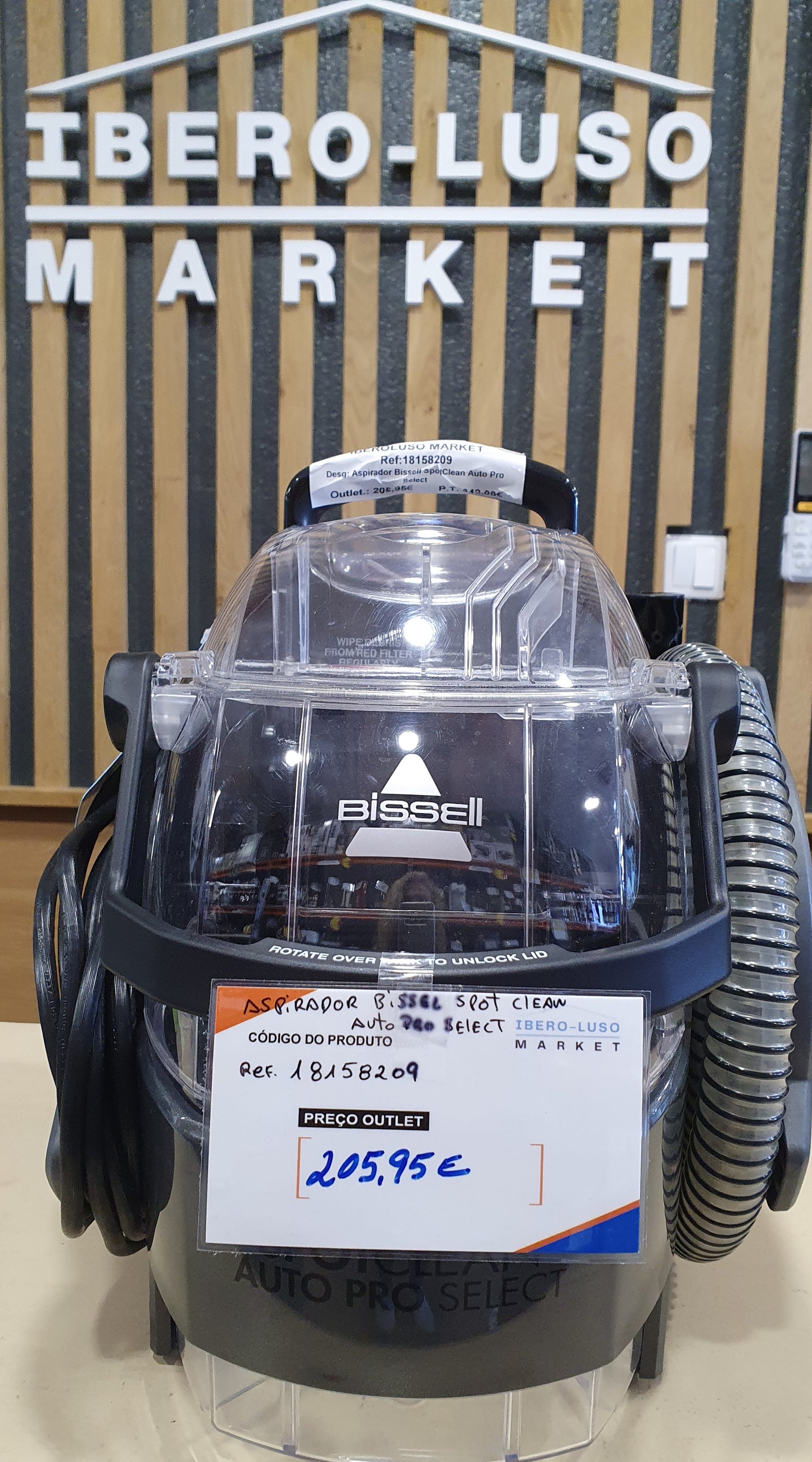 Aspirador SpotClean Auto Pro Select 3730N /750W - Bissell