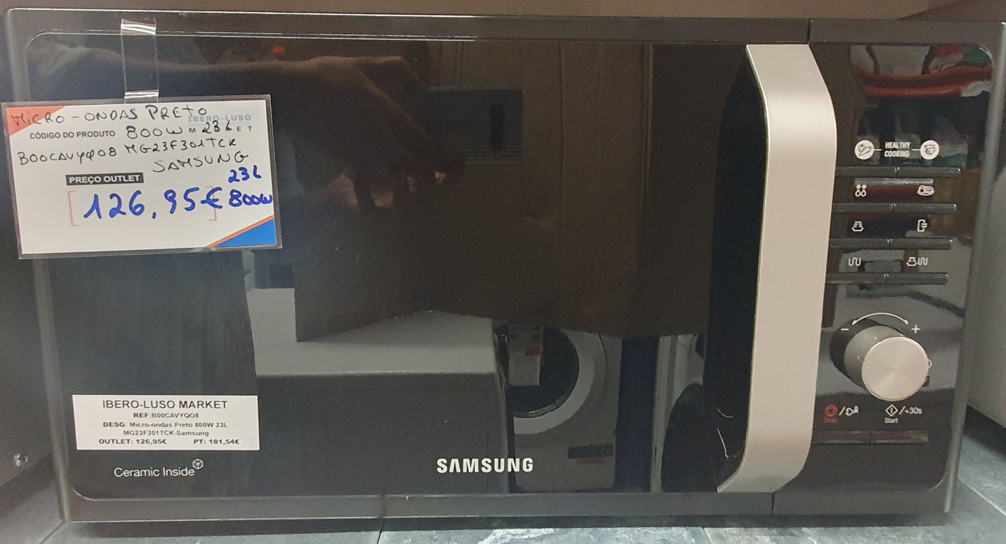 Micro-Ondas - Samsung MG23F301TCK Preto