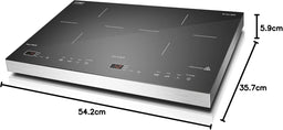 Placa de indução dupla móvel  3500 watts  S-Line 3500 - CASO